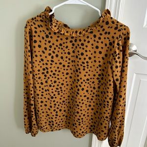SHEIN leopard print top